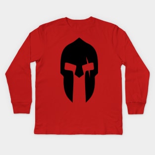 300 - Leonidas Spartan helmet Kids Long Sleeve T-Shirt